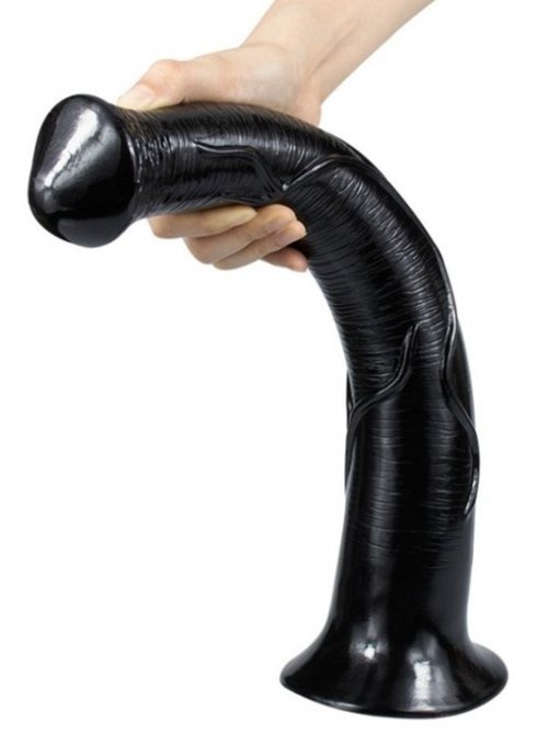 Gode Big Horse 38 x 6.5cm Noir