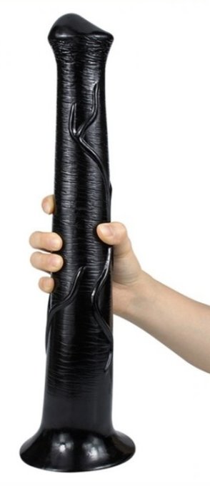 Gode Big Horse 38 x 6.5cm Noir