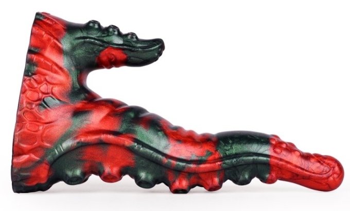 Gode Bukolix 16 x 5cm Noir et Rouge