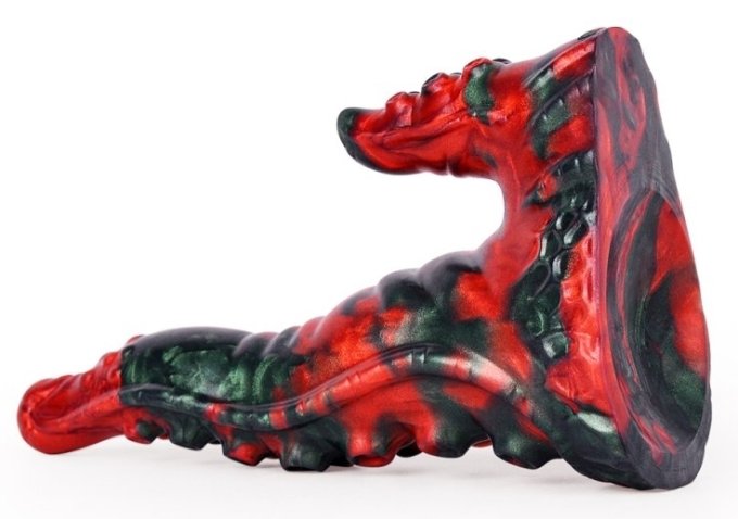 Gode Bukolix 16 x 5cm Noir et Rouge