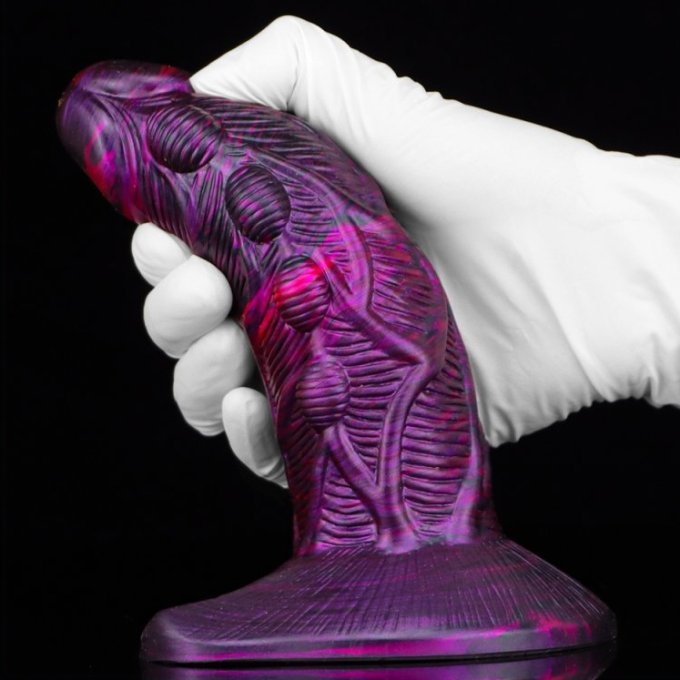 Gode Bulstrix 15 x 5.5cm Violet-Noir