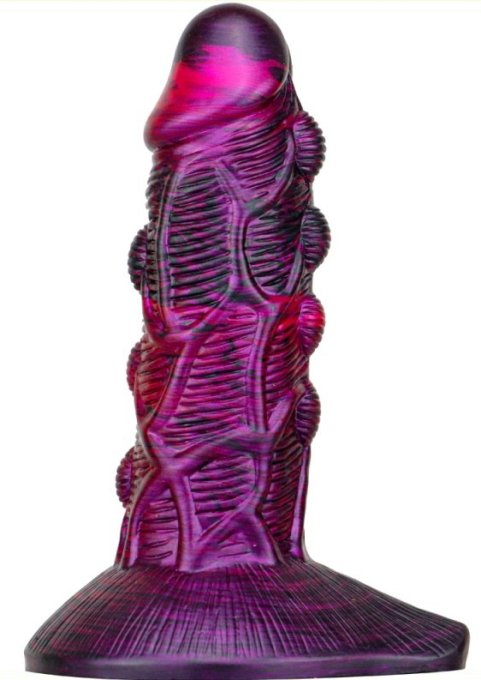 Gode Bulstrix 15 x 5.5cm Violet-Noir