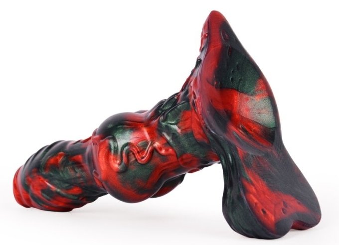 Gode Caliorix 20.5 x 7cm Noir et Rouge