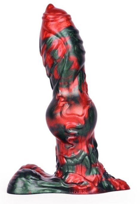 Gode Caliorix 20.5 x 7cm Noir et Rouge