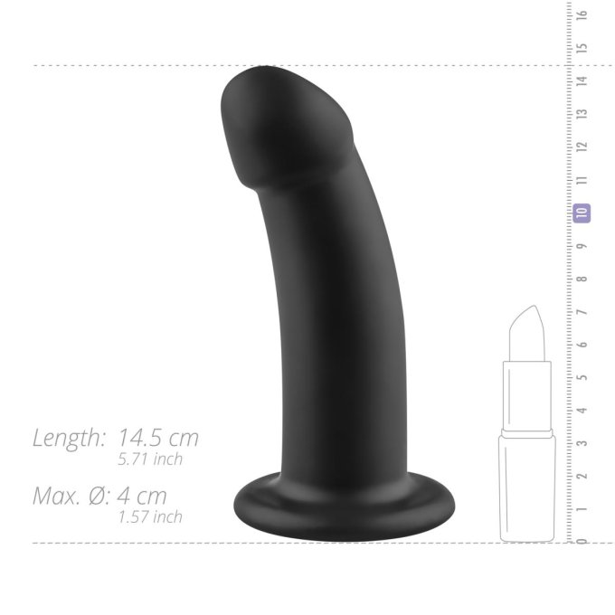 Gode Charlie 13 x 4cm Noir