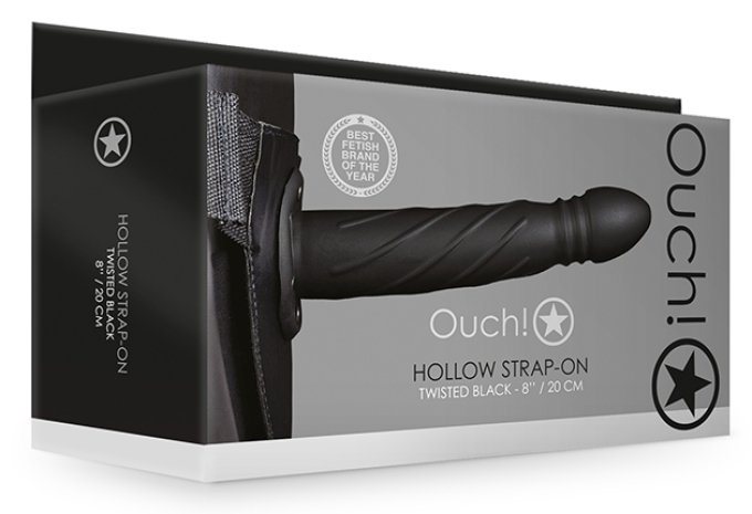Gode ceinture creux Hollow Strap Twisted 19 x 3.8cm