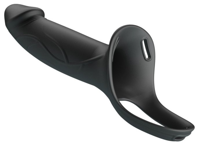 Gode ceinture creux Landon Noir 16 x 4.4cm