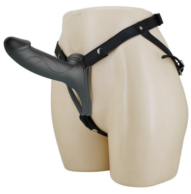 Gode ceinture creux Landon Noir 16 x 4.4cm