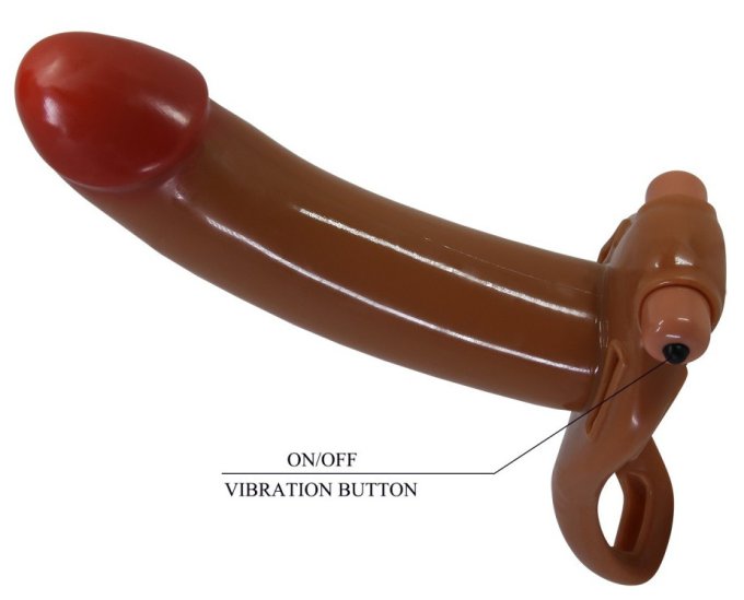 Gode ceinture creux vibrant Bradden 17 x 4.5cm