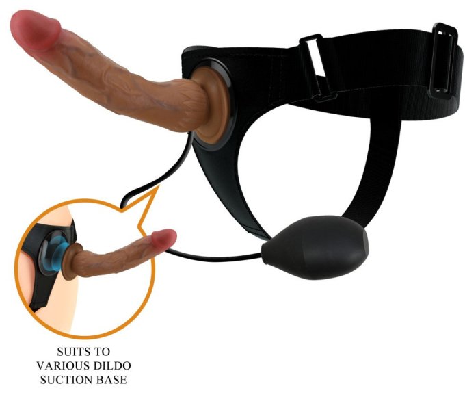 Gode ceinture éjaculateur Kyton 19 x 4.5cm