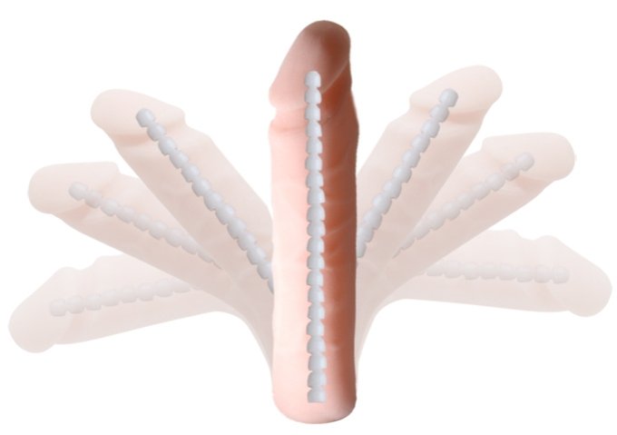 Gode ceinture Flex Ultra 21 x 4.8 cm