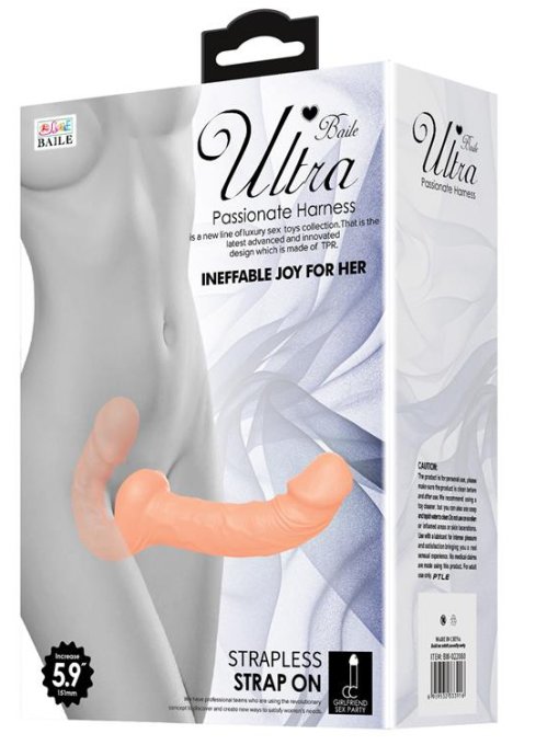 Gode ceinture sans harnais Ultra Passion 14 x 3.3cm