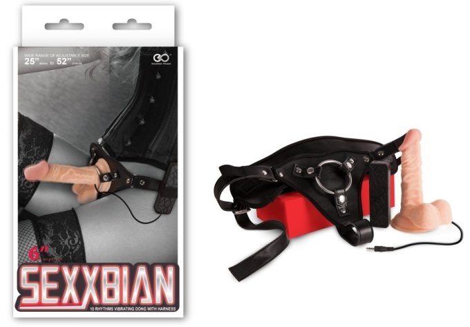 Gode Ceinture Vibrant Sexxbian Clara 13 x 3.7cm