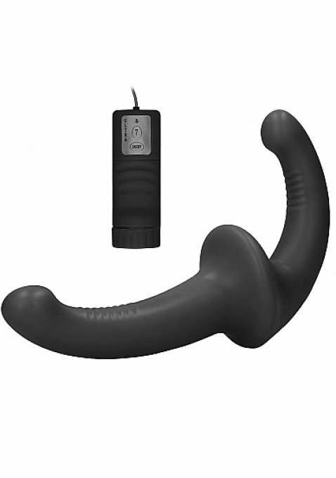 Gode Ceinture Vibrant Strapless Strap-on - Noir