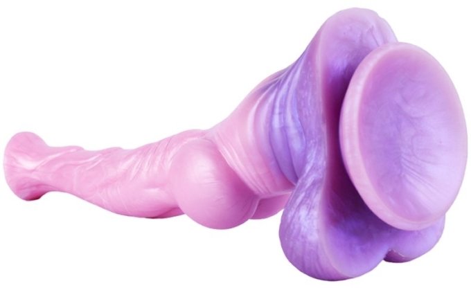 Gode Pinky Stallion 23 x 6cm Rose-Violet