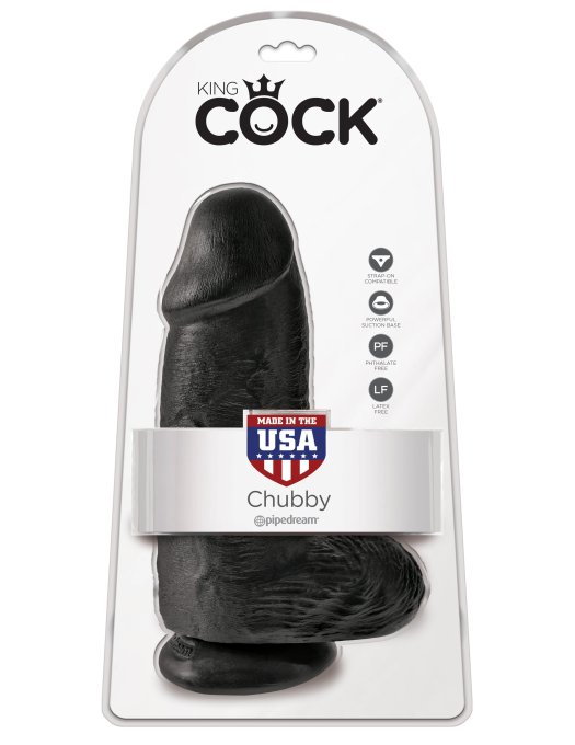 Gode Chubby noir 18 x 7.6cm