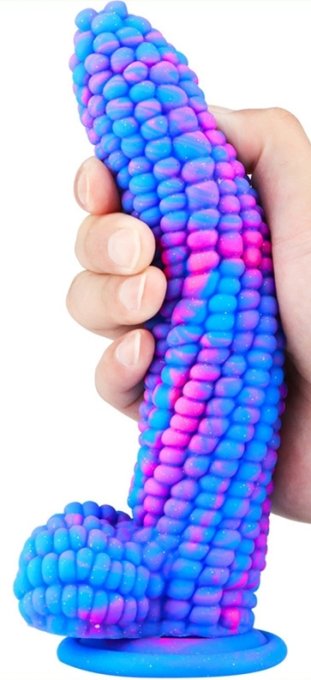 Gode Corn 16 x 4cm Bleu-Rose