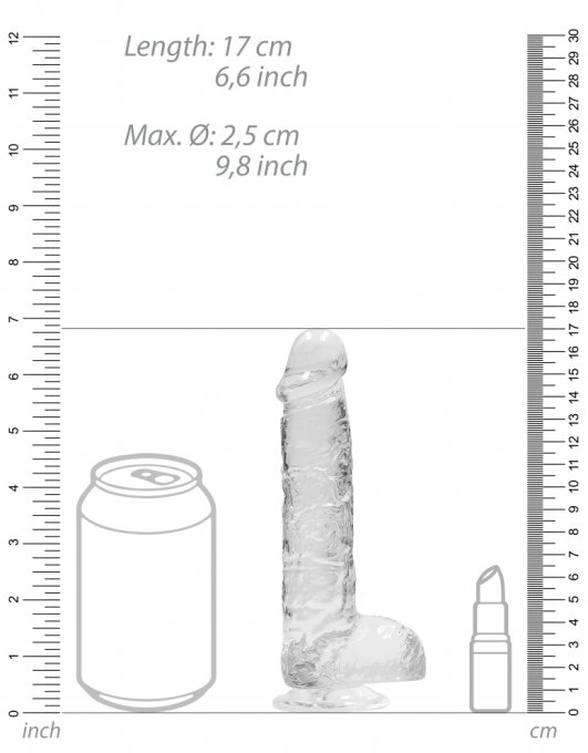 Gode Crystal Clear Transparent 12 x 3cm
