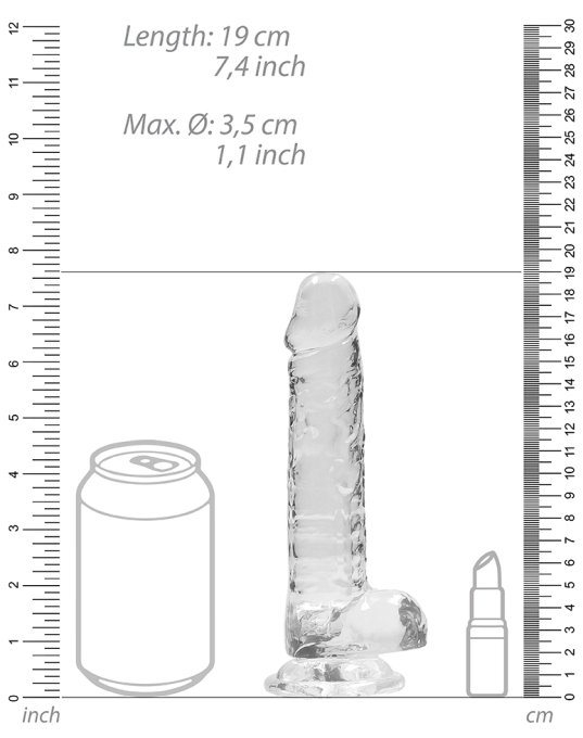 Gode Crystal Clear Transparent 14 x 3.5cm