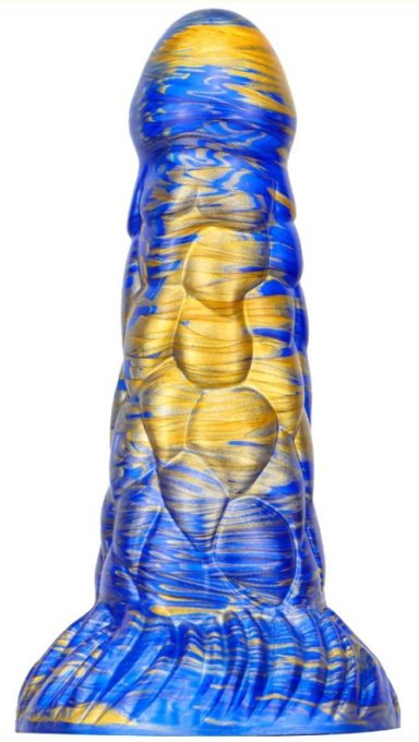 Gode Cyrix 15.5 x 6cm Bleu-Doré