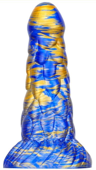 Gode Cyrix 15.5 x 6cm Bleu-Doré