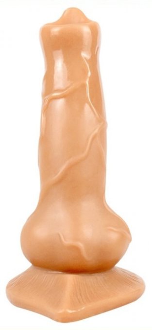 Gode Dog Cock 12 x 4cm Flesh