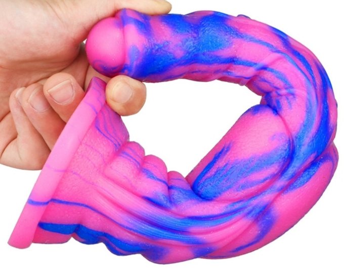 Gode Dog Long 26 x 6cm Rose-Bleu