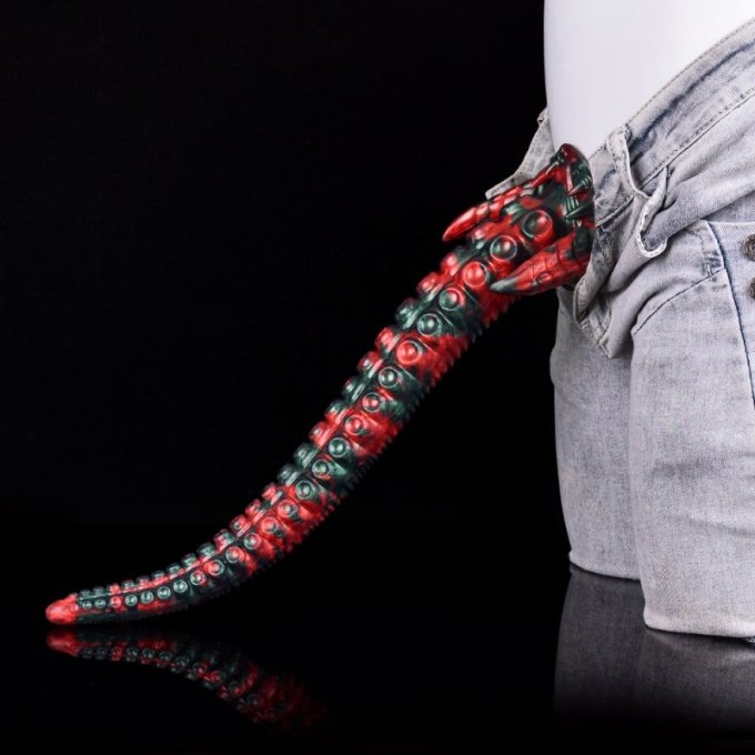 Gode Doturix 40 x 5cm Noir et Rouge