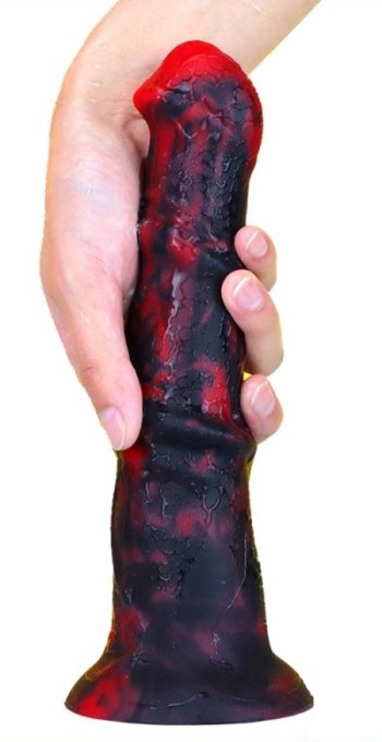 Gode Dragon Zirg 22 x 5cm Noir-Rouge