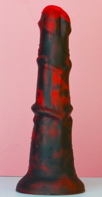 Gode Dragon Zirg 22 x 5cm Noir-Rouge