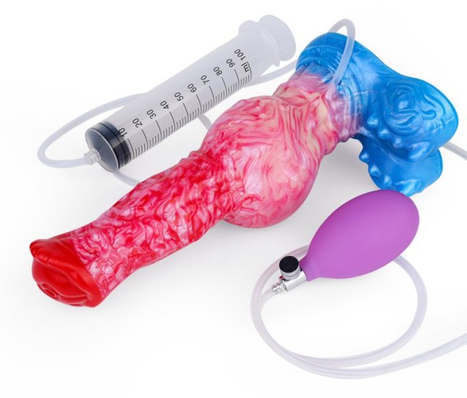 Gode éjaculateur gonflable Air Krulys 20 x 6.5cm