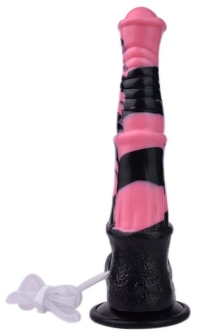 Gode Éjaculateur Horse Tinulf Squirt M 19 x 5cm Noir-Rose