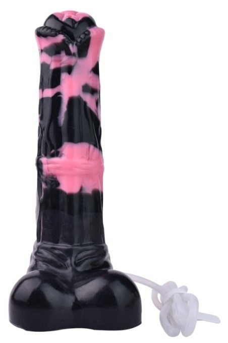 Gode Éjaculateur Hurulf Squirt S 18 x 4.7 cm Noir-Rose