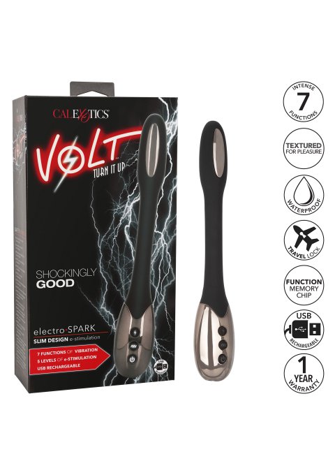 Gode Électrostimulation Electro Spark 16.5 x 2.5cm