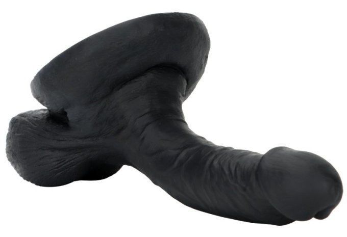 Gode en silicone Bigbal 14 x 4cm Noir