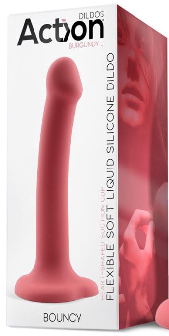 Gode en silicone Bouncy L 17 x 4cm