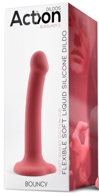 Gode en silicone Bouncy S 15 x 3.3cm
