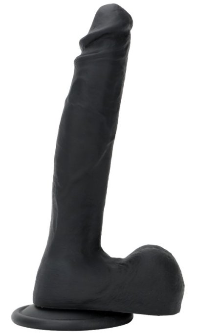 Gode en silicone Relik 17 x 4cm Noir