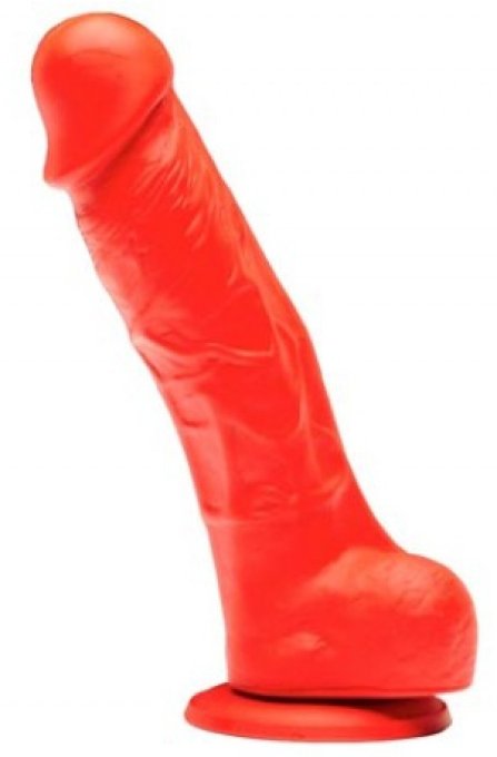 Gode en silicone Stretch N°1 - 14 x 3.7cm Rouge