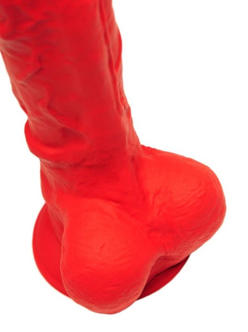 Gode en silicone Stretch N°2 - 17 x 4.3cm Rouge