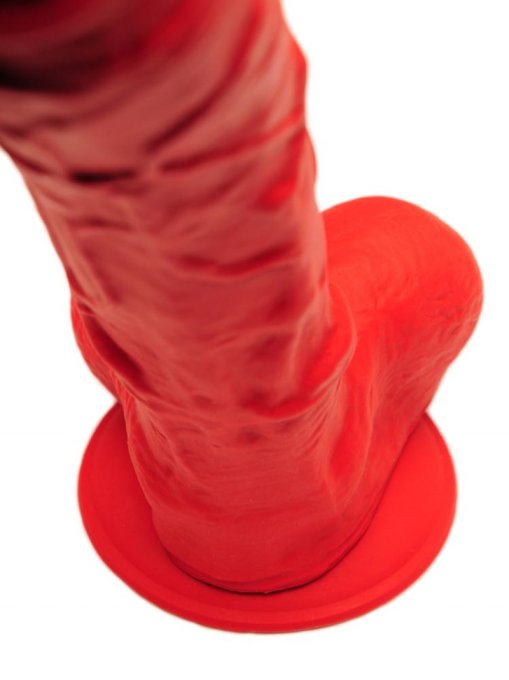 Gode en silicone Stretch N°4 - 23 x 5.2cm Rouge