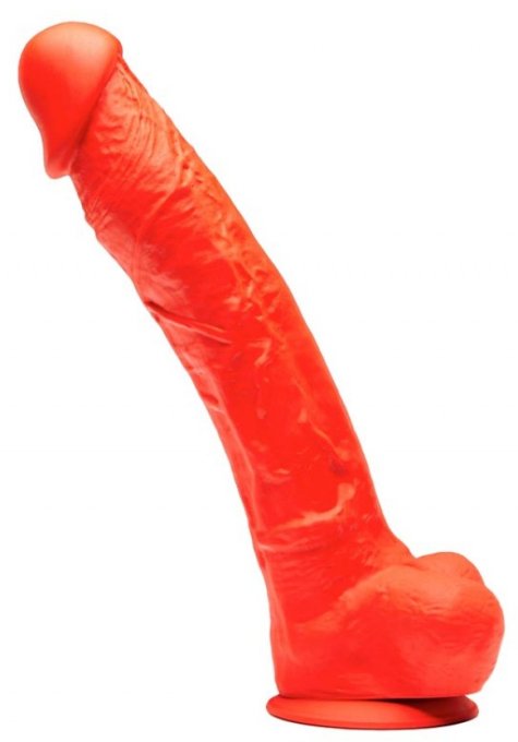 Gode en silicone Stretch N°6 - 26 x 5.8cm Rouge