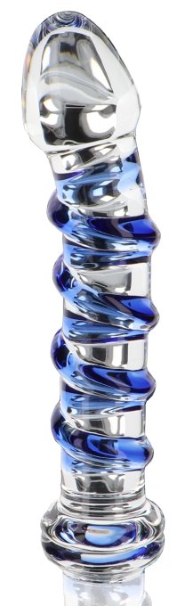 Gode en verre G-Spot Gemstone 17 x 3.7cm