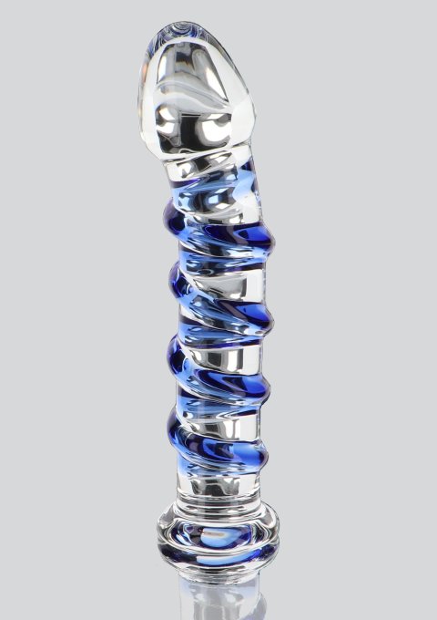 Gode en verre G-Spot Gemstone 17 x 3.7cm