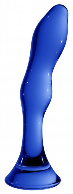 Gode en verre Gallant Bleu 16 x 3.4cm