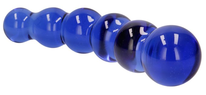 Gode en verre Planets Bleu 18 x 4.3 cm