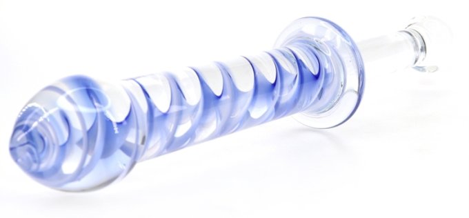 Gode en verre Screw Duo 24 x 3.3cm