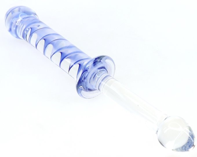 Gode en verre Screw Duo 24 x 3.3cm