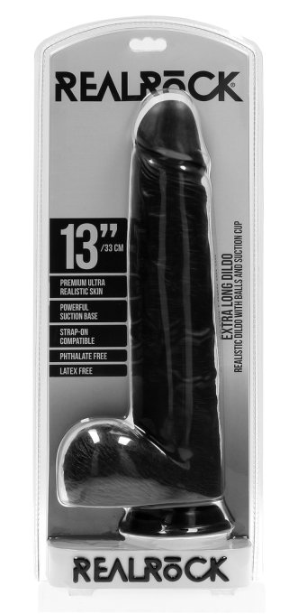 Gode Extra Long 26.5 x 6.5cm Noir
