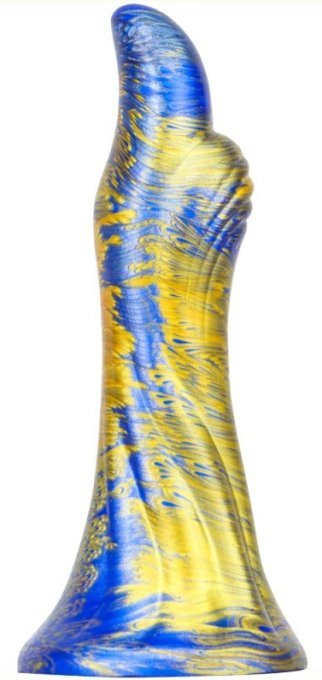 Gode Fantasy Dukix 12 x 3.5cm Bleu-Doré